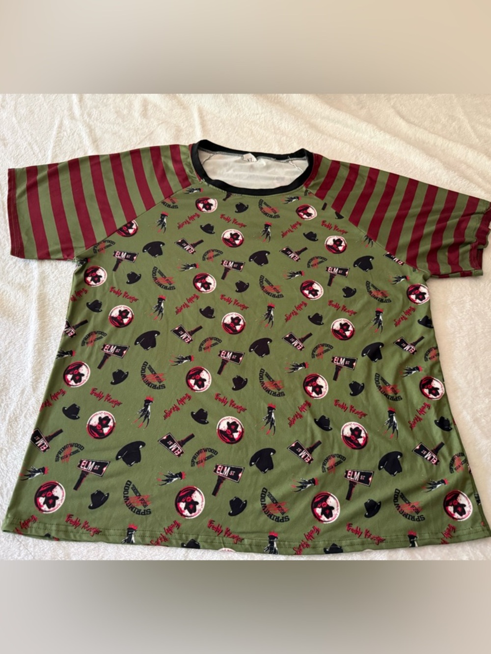 Boutique FREDDY KRUEGER Nightmare On Elm Street Horror Shirt XL Unisex